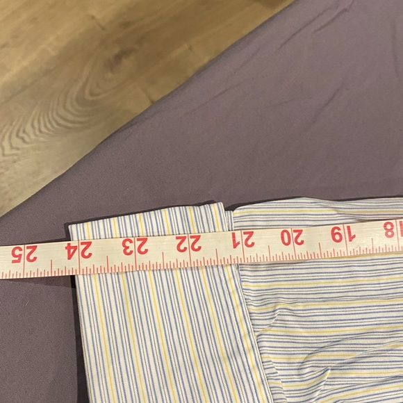 Thomas Pink French cuff shirt 16.5 blue / yellow stripe - Picture 8 of 10